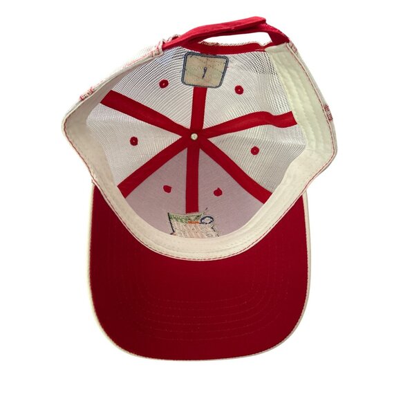 NCAA Final Four Red & White Mesh Trucker Hat  Coca-Cola & Holiday Logo - Picture 5 of 5